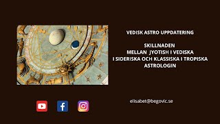 Skillnaden mellan Jyotish I Vediska I Sideriska och den Klassiska I Tropiska I Astrologin [upl. by Hafinah]