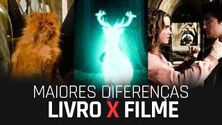 28 DIFERENÇAS ENTRE LIVRO E O FILME  HARRY POTTER E O PRISIONEIRO DE AZKABAN [upl. by Nerrual]