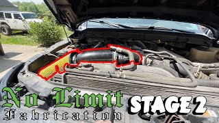 I Installed The BIGGEST Intake you can get for a 67 Powerstroke diesel powerstroke [upl. by Stiles]