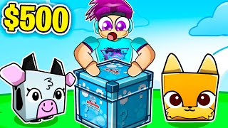 I Spent 500 Trying To Get EVERY New Lucky Block Plush in Pet Simulator 99 [upl. by Orpah]