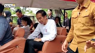 Tiba2 Datang Presiden Jokowi Bikin Histeris Pengunjung Solo Safari [upl. by Mitchell]