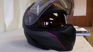 CKX Tranz 15 Modular Snowmobile Helmet Review  Snogearcom [upl. by Franchot522]