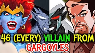 46 Every Villains Of Gargoyles Cartoon Lore  Backstories Explored [upl. by Keri516]