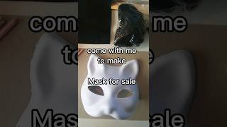 Come with me to make MASK For SALE therian cat therianthropy gear mask maskmaking furry [upl. by Durno]