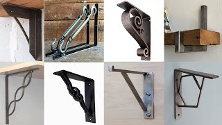 90 DIY Shelf Brackets – How To Build A Shelf Bracket  Metal shelves brackets [upl. by Duax]