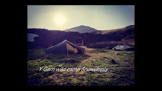 Nantlle ridge wild camp Snowdonia Hilleberg Enan [upl. by Janith]