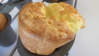 POPOVERS  How to make Basic POPOVERS Recipe [upl. by Mabelle638]