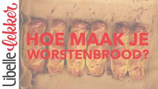 Zelf worstenbrood maken basisrecept met gehakt [upl. by Asenav]