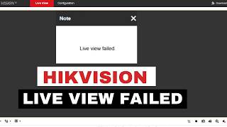 Hikvision Live View Failed in Browser Here’s How to Fix It [upl. by Chaddy]