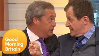 Piers Loses Control of Nigel Farages Brexit Row With Alastair Campbell  Good Morning Britain [upl. by Niel37]