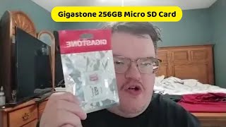 Gigastone 256GB Micro SD Card using it for GoPro camera [upl. by Newton]