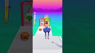 Fun Lady Race  Lady Run Game  13 funyrun fungame funnyvideo comedyrun shorts [upl. by Ariek]