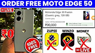 🔥₹0 Mega Reward  FREE MOTO EDGE 50 FASION  How To Get Free Mobile  2024 Flipkart Free Shopping [upl. by Rhoda]