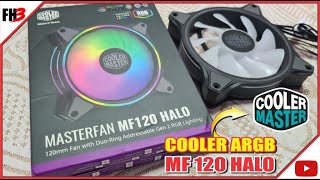 UPGRADE PROJETO GABINETE RGB COOLER MASTER MF120 HALO [upl. by Oelak]