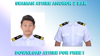 SEAMAN ATTIRE ANCHOR 2 BAR DECK  CS5 PHOTOSHOP EDITION [upl. by Yv]