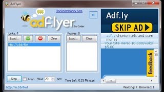 ADFLY BOT CLICKER 2018 [upl. by Aihsemat]