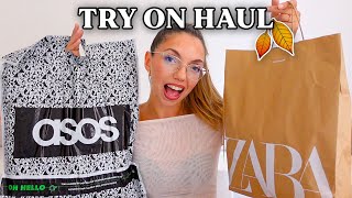 TRY ON HAUL AUTUNNALE 🍁🍃 Zara Asos Labelrose [upl. by Egiedan]