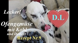 Kochen für den HundHundefutter selber machenOfengemüse mit KohlRezept Nr9 [upl. by Etterb832]