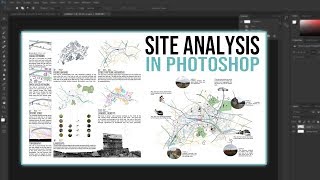 Architecture Site Analysis Presentation Guide  Photoshop Tutorial [upl. by Eugenius62]