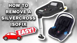 How to remove detach the silver cross simplifix isofix from the car [upl. by Arahk]