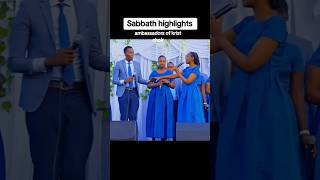 Ambassadors of Krist choirsabbath highlightssda musicchristian musicgospelnewmusic [upl. by Anelhtac]