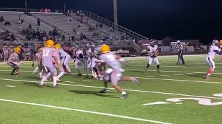 Stanley Green interception for Petersburg football in loss to Dinwiddie [upl. by Burbank]