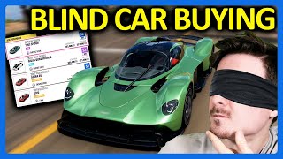 Forza Horizon 5  Buying Used Cars Blindfolded Challenge [upl. by Lledniuq]