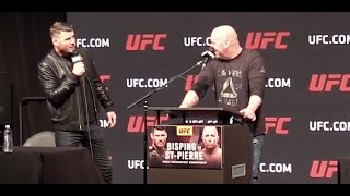 Georges StPierre and Michael Bisping Unhinged Shut the F Up [upl. by Oswald]