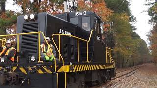 Fort Eustis Military Railway  US Army Hospital Car [upl. by Rankin364]