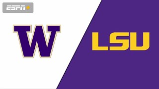 5 Washington vs 22 LSU Softball  NCAA Softball 2022  St Pete Clearwater Invitational [upl. by Icken]