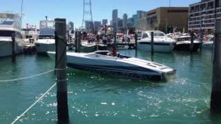 2014 Outerlimits SL36 Miami Boat Show 2014 520HP HD [upl. by Nellad]