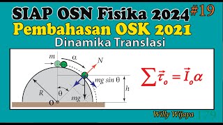 Siap OSN 2024  Pembahasan OSK Fisika 2021 No 19 Dinamika [upl. by Katonah]