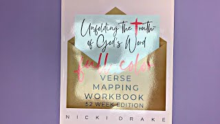 Verse Mapping Workbook by ​⁠nickidrake  Review 💕 [upl. by Banyaz464]