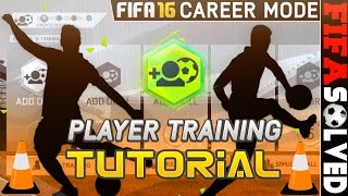 FIFA 16 Career Mode Player Training Solved [upl. by Nitza138]