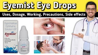 Eyemist eye drops  hypromellose ophthalmic solution usp eye drops uses in hindi  Dry eyes drop [upl. by Aznaed622]