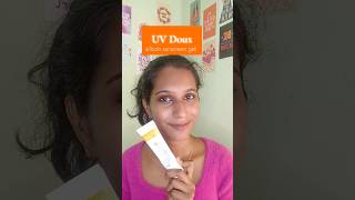 UV Doux silicone sunscreen gel Malayalam reviewSunscreen for all skin types 🫡skincare myntra [upl. by Euginimod]