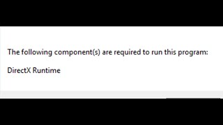 pubg lite the following components are required to run this program directx runtime [upl. by Aisined]