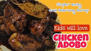 Chicken Adobo Recipe  Easy and yummy😋 pwede Pang Negosyo 👌 [upl. by Suirtemid824]