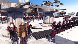 Clone Marines Defend CITY WALLS From Invasion  Men of War Star Wars Mod [upl. by Candless812]