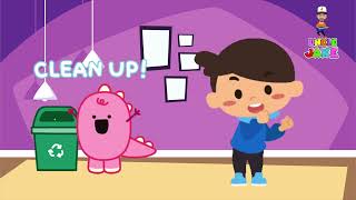 Uncle Jakes Fun Clean Up Song for Kids Sing Along and Tidy Up Together [upl. by Bain]