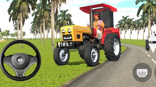 HMT tractor 🚜 Tochan King 👑 driving 3D simulator game 🎮 tractor wala game Android gameplay video [upl. by Kyriako966]