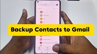 How to Backup Contacts to Gmail Account 2024 [upl. by Suirtemed847]