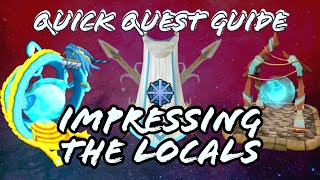 Runescape 3 Impressing The Locals Quick Quest Guide 2022 [upl. by Bernstein]