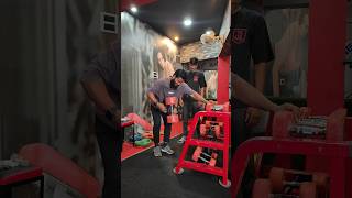 Flip The 25 KG Dumbbell amp Catch 😳 🔥 Challenge  shorts dumbells flip challenge [upl. by Anam207]