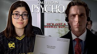 WATCHING AMERICAN PSYCHO FOR THE FIRST TIME [upl. by Eivad]