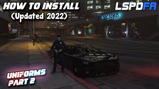 How to Install GTA 5 LSPDFR 2022 EASY  Part 23 EUP Cop Holster [upl. by Patterman]