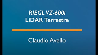 VZ600i Ultima Tecnologia LiDAR terrestre de RIEGL A Spanish Presentation By Claudio April 2023 [upl. by Trisha716]