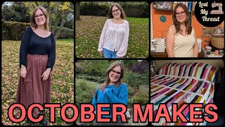 October 2024 Sewing Round Up [upl. by Norri]