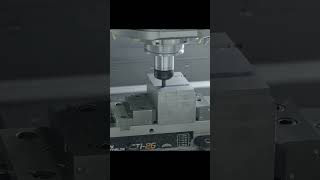 CNC milling of aluminum alloy parts with simple shape design [upl. by Oliva]