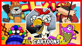 Cluckys ALL SECRET CARTOONS  ROBLOX [upl. by Leeland]